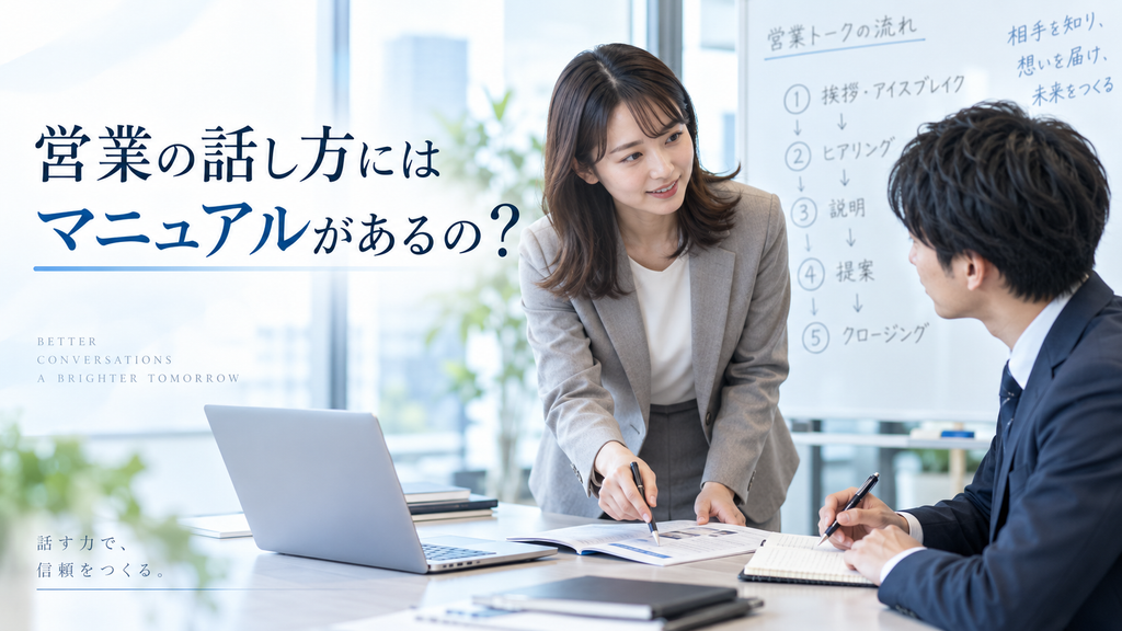 営業の手引き｜マニュアルってあるの？